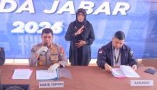 Kabid Humas Polda Jabar Kombes Pol Hendra Rochmawan S.I.K., M.H menegaskan komitmen pihak kepolisian dalam menindak tegas segala bentuk provokasi digital yang berpotensi memecah belah dan mengganggu stabilitas keamanan,( Dok - Foto )