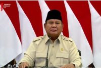 Presiden Prabowo Subianto meresmikan 3.395 jembatan dan 3.000 sumber air bersih yang dibangun TNI-Polri, ( Dok - Foto )
