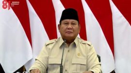 Presiden Prabowo Subianto meresmikan 3.395 jembatan dan 3.000 sumber air bersih yang dibangun TNI-Polri, ( Dok - Foto )