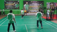 Komandan Korem 062/Tarumanagara, Kolonel Inf Dadi Sutandi SE, M.M., secara resmi membuka Open Turnamen Bulutangkis Danrem 062/Tn Cup III Tahun 2026 yang berlangsung di Sport Center Maung Korem 062/TN, Jalan Baratayudha, Kabupaten Garut, Selasa (25/8/2026),( Dok - Foto )