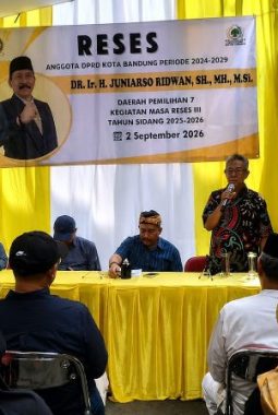 Juniarso Ridwan Serap Aspirasi Warga Cicendo, Pendidikan hingga Infrastruktur Jadi Perhatian