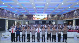 Irwasda Polda Jawa Barat Kombes Pol. Benny Subandi S.I.K M.Si Barat didampingi Pejabat Utama (PJU) Polda Jabar membuka kegiatan Rapat Kerja Teknis (Rakernis) Fungsi Tahti Tahun Anggaran 2026, Kamis (10/9/2026), di Mapolda Jabar,( Dok - Foto )