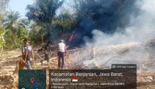 Kebakaran lahan terjadi di Dusun Cimenthek, RT 11/RW 02, Desa Sindangasih, Kecamatan Banjarsari, Kabupaten Ciamis, Selasa (22/9/2026),( Dok - Foto )