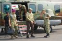 Danrem 062/ TNI Garut sambut kedatangan Menhan RI,( Dok - Foto )
