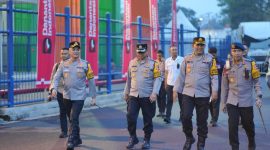 Pengamanan super ketat terus dimatangkan dengan bergulirnya FIFA ASEAN Cup 2026 di wilayah Jawa Barat. Polri tidak main-main, dua jenderal bintang dua Mabes Polri ditugaskan untuk mengawasi langsung pengendalian Operasi "Garuda Bakti-2026" di Stadion Si Jalak Harupat,( Dok - Foto )