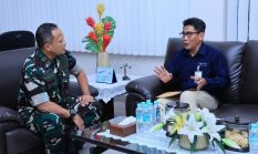 Komitmen Integritas dan Kolaborasi: Danlanud Husein Sastranegara Sambut Kunjungan GM. Bandara