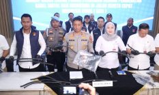 Pelaku Pencurian Kabel Sinyal dan Grounding Sarana Vital Kereta Api Cepat Ditangkap Satuan Reserse Polres Cimahi