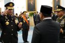 Presiden Republik Indonesia, Prabowo Subianto, resmi melantik Jenderal Polisi Suyudi Ario Seto sebagai Kepala Kepolisian Negara Republik Indonesia (Kapolri) yang baru di Istana Negara, Jakarta, pada Kamis (01/10/2026),( Dok - Foto )