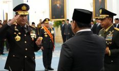 Presiden Prabowo Subianto Resmi Melantik Jenderal Polisi Suyudi Ario Seto sebagai Kapolri Baru di Istana Negara