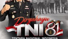 Kapolsek Ciwidey AKP Joko Prihatin mengucapkan selamat Hari Ulang Tahun TNI Ke 81 Tahun 2026,( Dok - Foto )