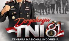 Kapolsek Ciwidey Sampaikan Ucapan HUT ke-81 TNI