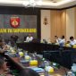 Irdam IV/Diponegoro Brigjen TNI Denny Marantika, M.Han., memimpin Entry Meeting Badan Pemeriksa Keuangan (BPK) RI di Makodam, Selasa (6/10/2026),( Dok - Foto )