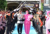 AKBP Rachmad C. Yusuf memasuki Markas Polres Kebumen pada Kamis, 8 Oktober 2026, menjadi penanda dimulainya amanah baru sebagai Kapolres Kebumen,( Dok - Foto )