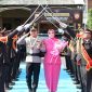 AKBP Rachmad C. Yusuf memasuki Markas Polres Kebumen pada Kamis, 8 Oktober 2026, menjadi penanda dimulainya amanah baru sebagai Kapolres Kebumen,( Dok - Foto )