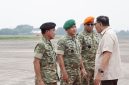Pangdam III/Siliwangi Mayjen TNI Kosasih, S.E., M.M., menghadiri sekaligus mendampingi Menteri Pertahanan RI Jenderal TNI (Purn.) (Hor) Dr. Sjafrie Sjamsoeddin dalam rangka kunjungan kerja di wilayah Kodam III/Siliwangi, Kamis (8/10/2026),( Dok - Foto )