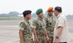 Pangdam III/Siliwangi Dampingi Menhan RI Kunjungan Kerja Di Wilayah Kodam III/Siliwangi