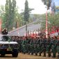 Pangdam IV/Diponegoro Mayjen TNI Achiruddin, S.E., M.Han., memimpin Upacara Peringatan HUT ke-76 Kodam IV/Diponegoro di Lapangan Parade, Kompleks Makodam, Jumat (9/10/2026),( Dok - Foto )
