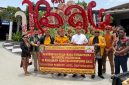 Jajaran Pengurus DPW PWDPI Provinsi Bali menyambut hangat kedatangan Ketua Dewan Pembina DPP PWDPI, Irjen. Pol. (Purn.) Dr. H. Ike Edwin, S.H., M.H., M.M. di sela berlangsungnya Festival Budaya Kerajaan Klungkung 2026, ( Dok - Foto )