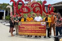 Jajaran Pengurus DPW PWDPI Provinsi Bali menyambut hangat kedatangan Ketua Dewan Pembina DPP PWDPI, Irjen. Pol. (Purn.) Dr. H. Ike Edwin, S.H., M.H., M.M. di sela berlangsungnya Festival Budaya Kerajaan Klungkung 2026, ( Dok - Foto )