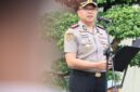 Kapolres Kebumen AKBP Rachmad C. Yusuf menjadi inspektur upacara bendera di SMA Negeri 1 Kebumen, Senin pagi, 19 Oktober 2026,( Dok - Foto )