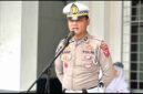 Satuan Lalu Lintas (Satlantas) Polres Cimahi menggelar kegiatan Police Goes to School di SMAN 6 Cimahi, Senin (19/10) pagi,( Dok - Foto )