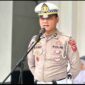 Satuan Lalu Lintas (Satlantas) Polres Cimahi menggelar kegiatan Police Goes to School di SMAN 6 Cimahi, Senin (19/10) pagi,( Dok - Foto )