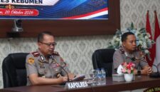 Kapolres Kebumen AKBP Rachmad C. Yusuf menyambut kedatangan para Pasis bersama pejabat utama (PJU) Polres Kebumen di Gedung Tribrata Mapolres Kebumen, Rabu, 21 Oktober 2026,( Dok - Foto )