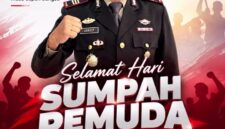 Dalam rangka memperingati Hari Sumpah Pemuda pada 28 Oktober 2026, Kapolsek Ciwidey, AKP Joko Prihatin, S.H., menyampaikan ucapan selamat sekaligus mengajak generasi muda untuk terus menjaga persatuan, menumbuhkan semangat nasionalisme, dan berkontribusi positif bagi kemajuan bangsa,( Dok - Foto )