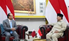 Presiden Prabowo Terima Menhan Qatar Yang Bawa Pesan Emir, Di Istana Merdeka