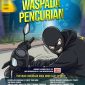 Masyarakat juga diimbau untuk segera melapor ke pihak kepolisian melalui nomor darurat 110 apabila melihat aktivitas mencurigakan di sekitar tempat parkir maupun lingkungan tempat tinggal masing-masing. (Dok-Foto Ilustrasi)