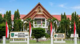 Kantor Sekretariat DPRD Asahan (fhoto.dok)