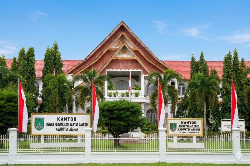 Kantor Sekretariat DPRD Asahan (fhoto.dok)